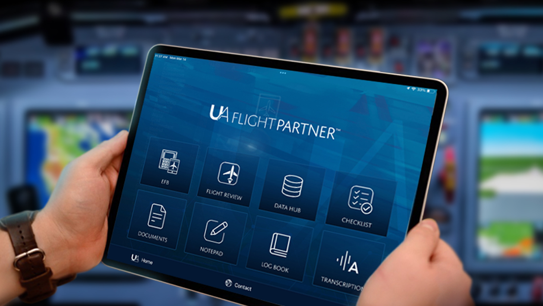 UA FlightPartner Connected Avionics with Flight Performance